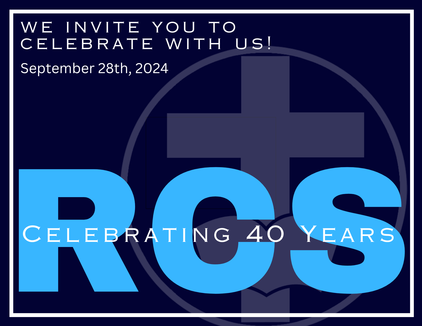 40 Year Celebration Invitation